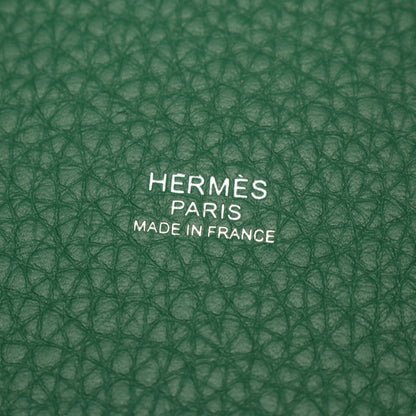 HERMES Picotin Lock MM Taurillon Bag Green