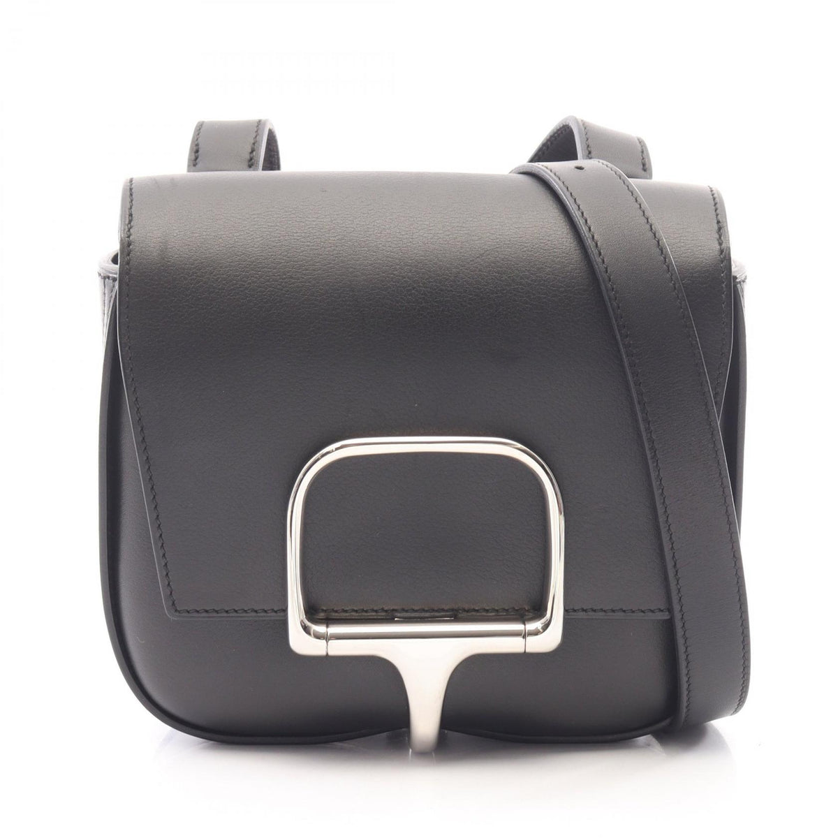 HERMES Della Cavalleria Mini Bag Black