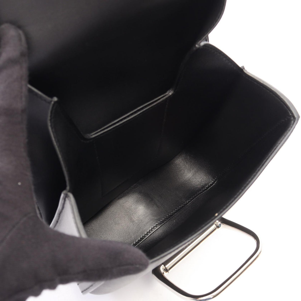 HERMES Della Cavalleria Mini Bag Black