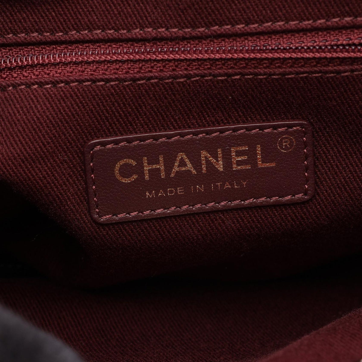 CHANEL V-Stitch Leather Hardware Black Backpack
