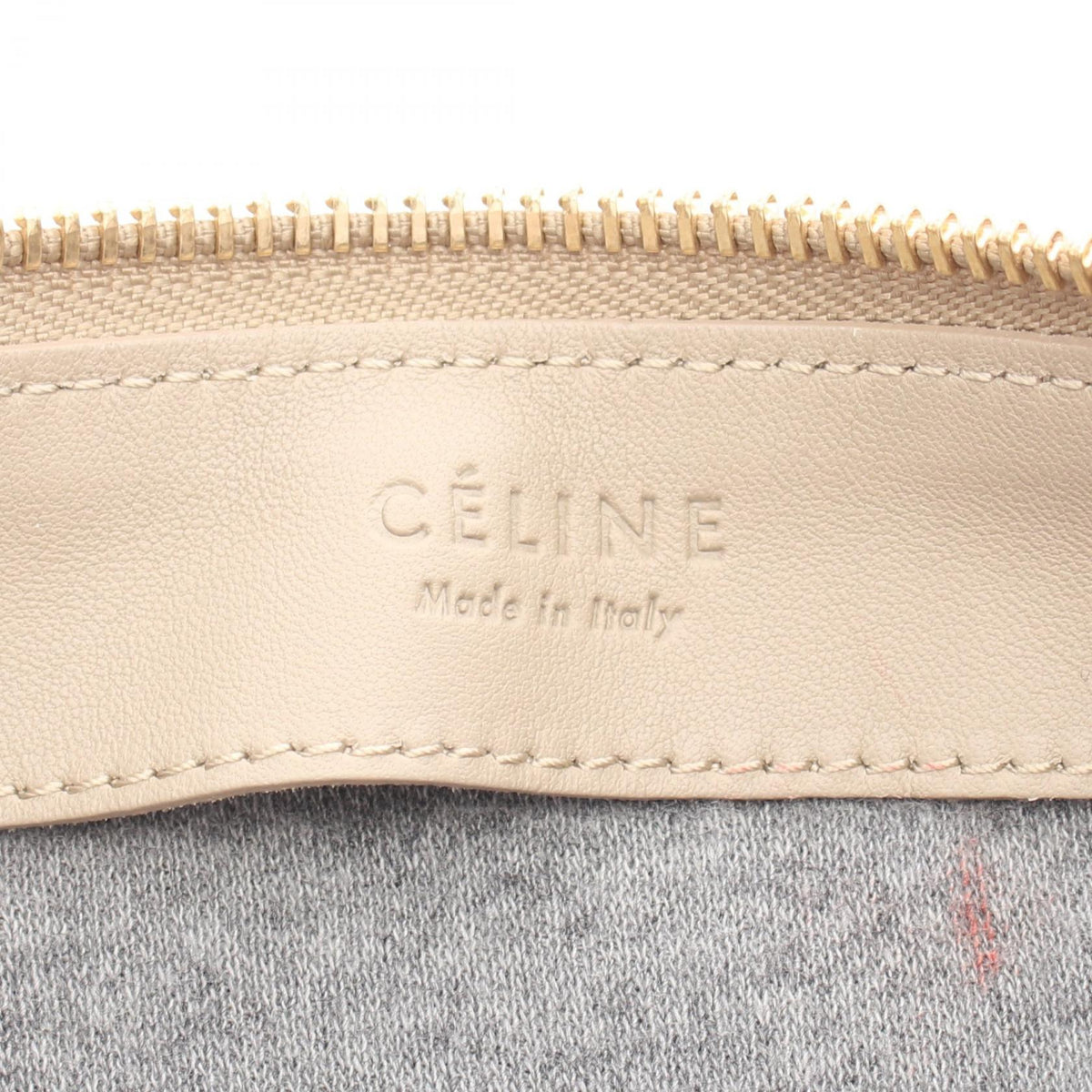 CELINE TRIO LARGE Beige Shoulder Bag