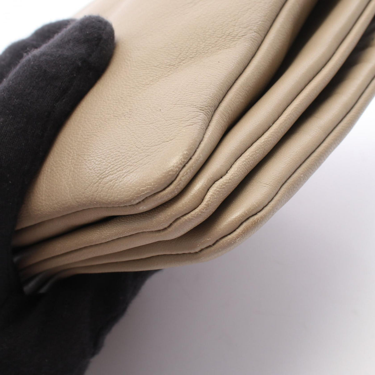 CELINE TRIO LARGE Beige Shoulder Bag