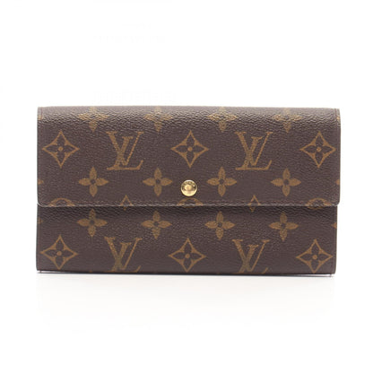 LOUIS VUITTON Monogram Wallet Brown