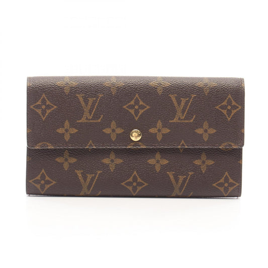 LOUIS VUITTON Monogram Wallet Brown