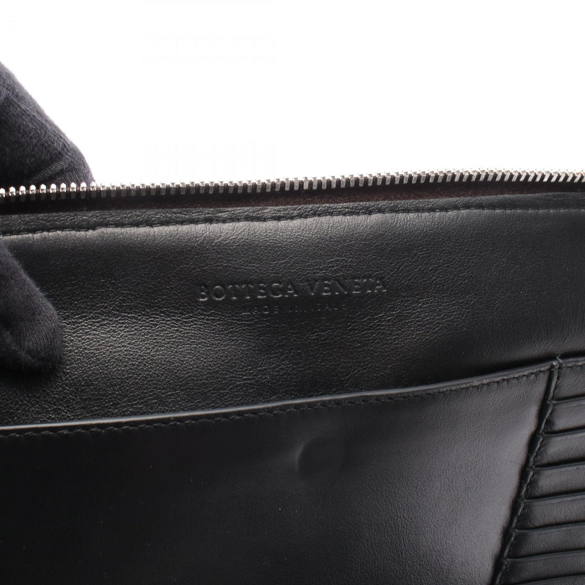 BOTTEGA VENETA Perforated Leather Clutch Bag Brown