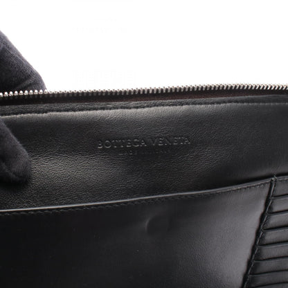 BOTTEGA VENETA Perforated Leather Clutch Bag Brown