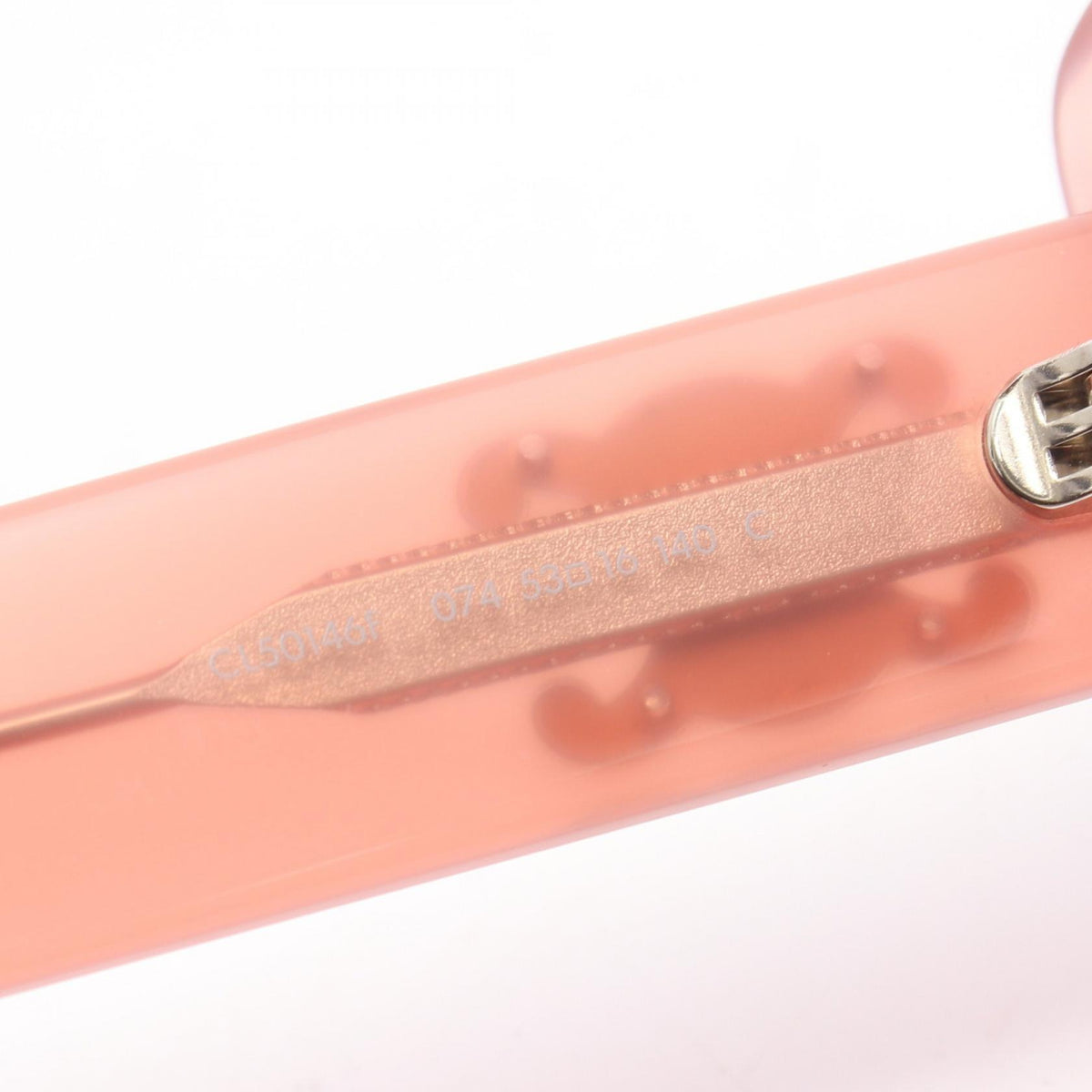 CELINE Triomphe Pink Plastic Glasses