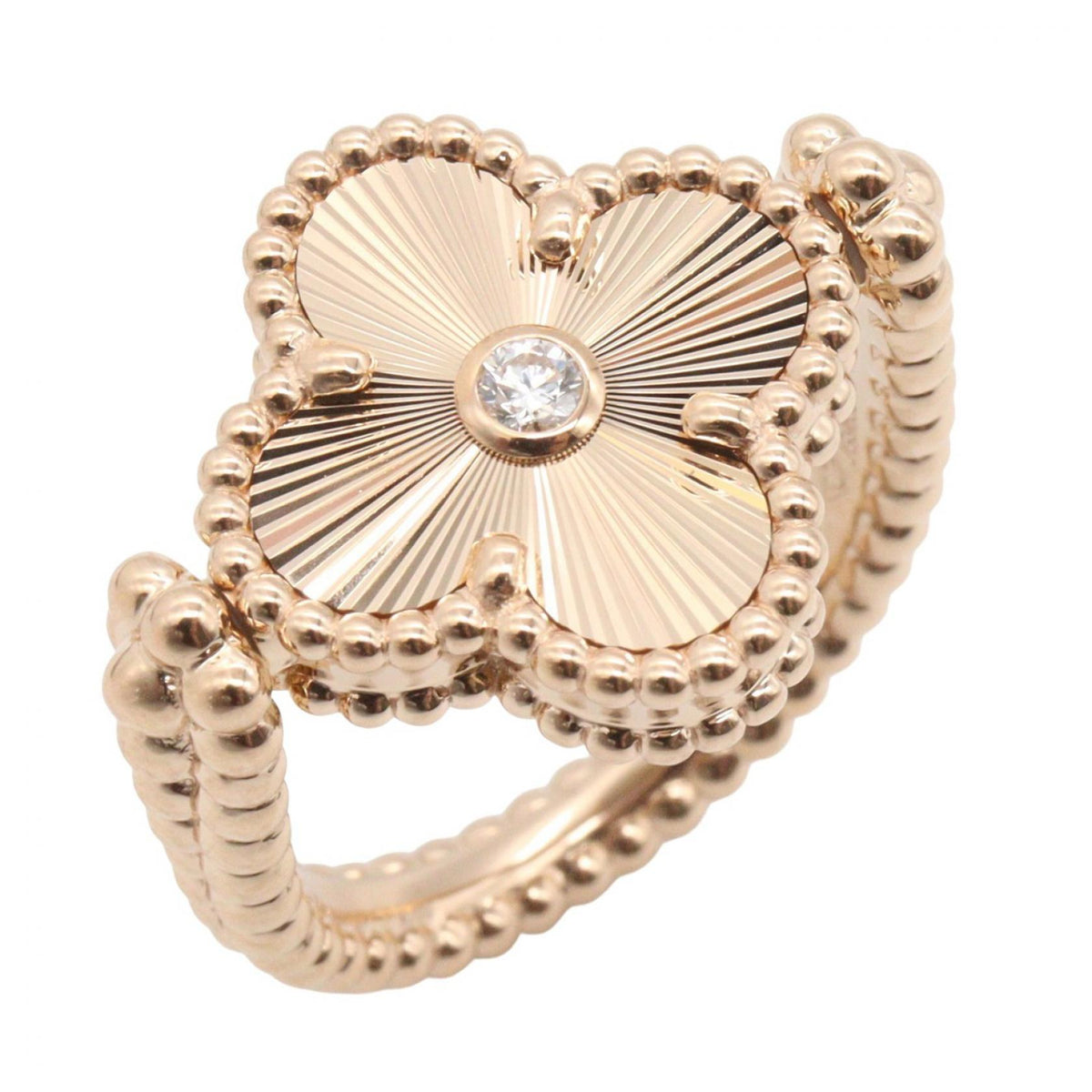 Van Cleef & Arpels Vintage Reversible Ring Size JP 7.5