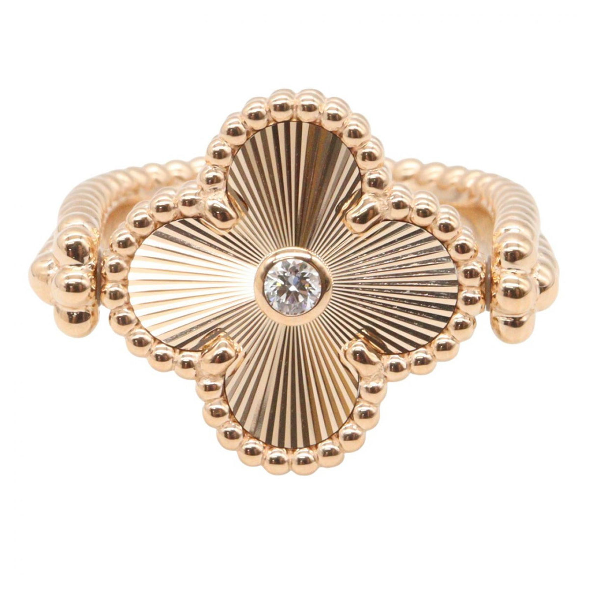 Van Cleef & Arpels Vintage Reversible Ring Size JP 7.5