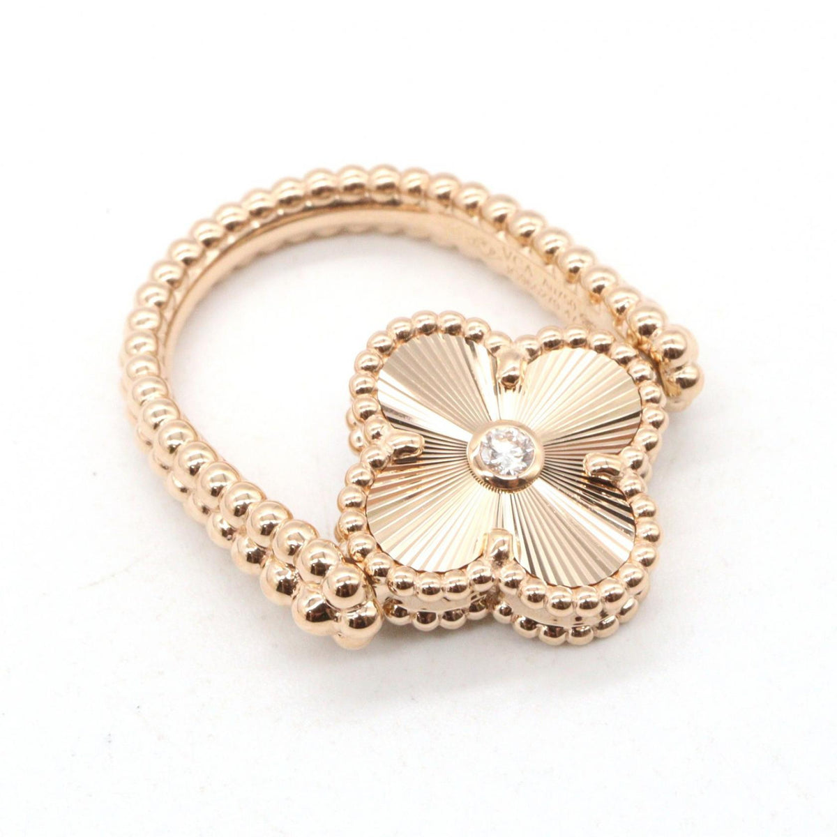 Van Cleef & Arpels Vintage Reversible Ring Size JP 7.5
