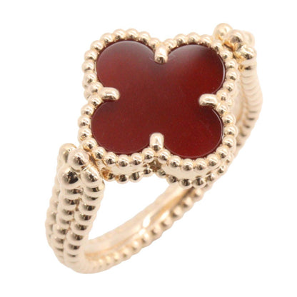Van Cleef & Arpels Alhambra Guilloche Ring Size JP 18