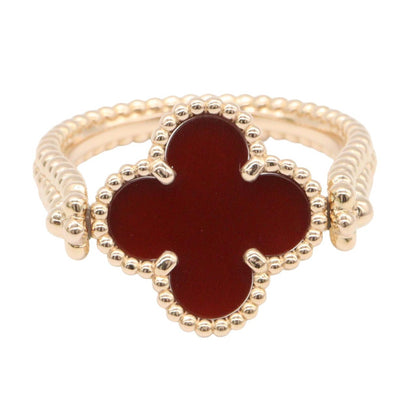 Van Cleef & Arpels Alhambra Guilloche Ring Size JP 18