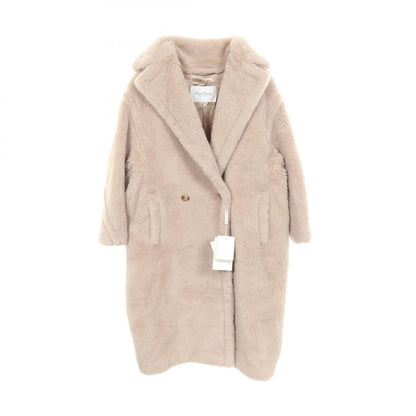 MAX MARA Pink Wool Alpaca Teddy Bear Coat Size XS