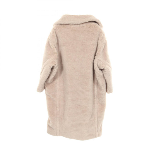 MAX MARA Pink Wool Alpaca Teddy Bear Coat Size XS