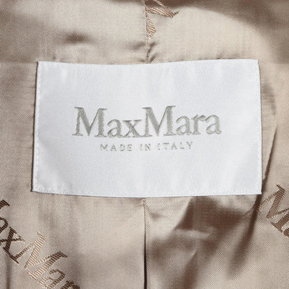MAX MARA Pink Wool Alpaca Teddy Bear Coat Size XS