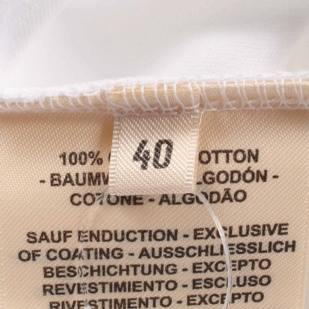 HERMES Cartouche Ferronnerie Cotton T-Shirt Size 40
