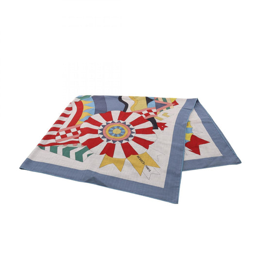 HERMES Silk Cashmere Carre 140 Fete Scarf