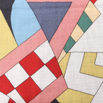 HERMES Silk Cashmere Carre 140 Fete Scarf