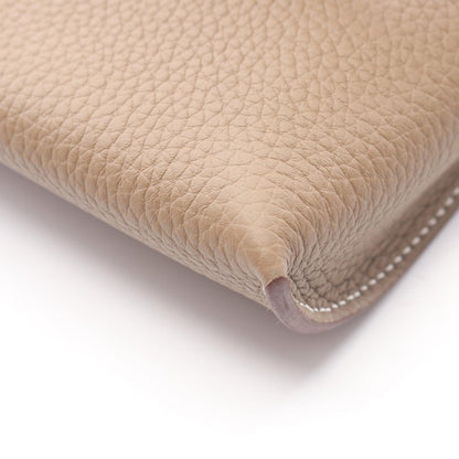 HERMES Vide Poche Etoupe Togo Shoulder Bag