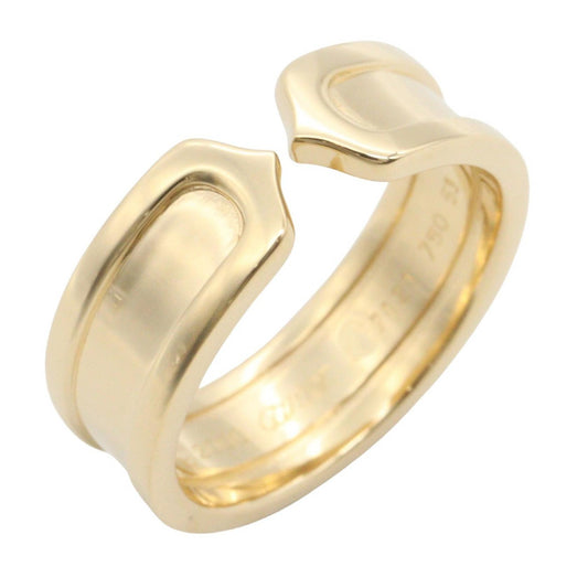 CARTIER C2 K18 Yellow Gold Ring Size JP 12