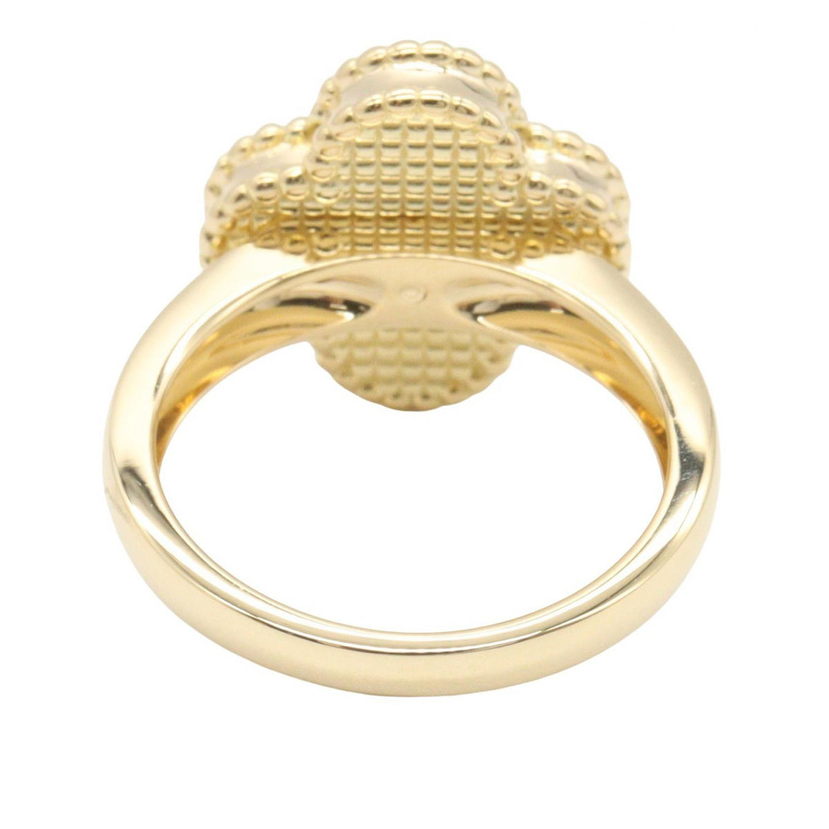 Van Cleef & Arpels Vintage Alhambra Gold Ring Size JP 10.5