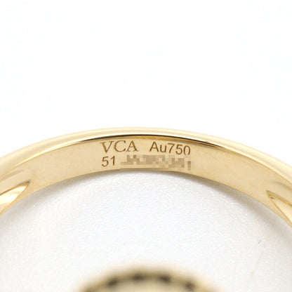 Van Cleef & Arpels Vintage Alhambra Gold Ring Size JP 10.5