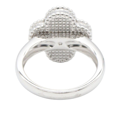 Van Cleef & Arpels Vintage Alhambra MOP 1PD Ring Size JP 9.5