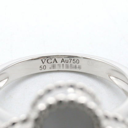 Van Cleef & Arpels Vintage Alhambra MOP 1PD Ring Size JP 9.5