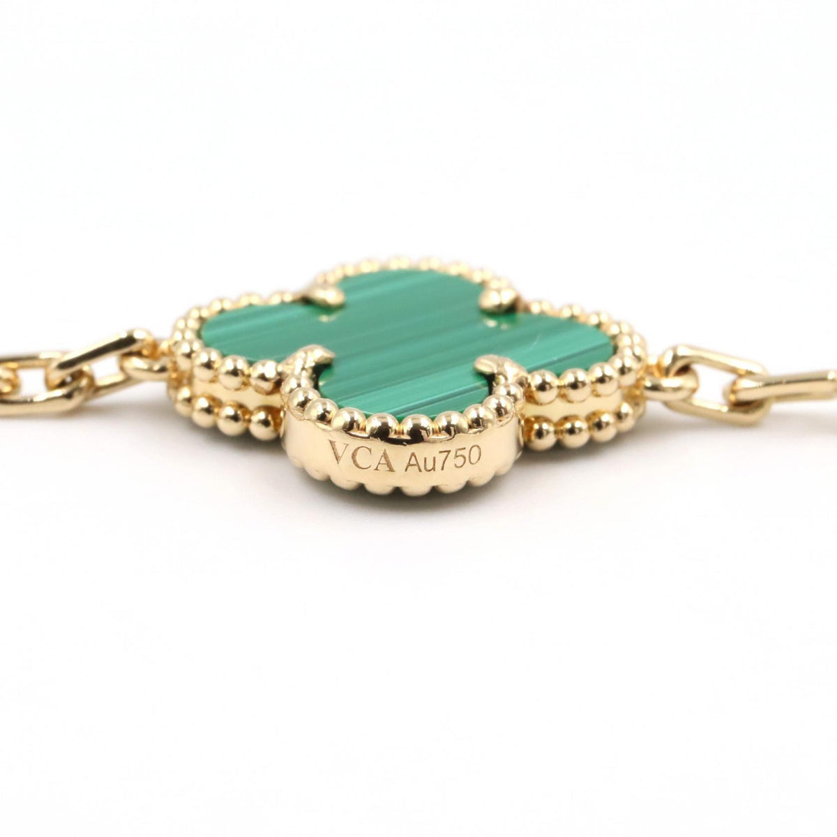Van Cleef & Arpels Malachite Bracelet Gold