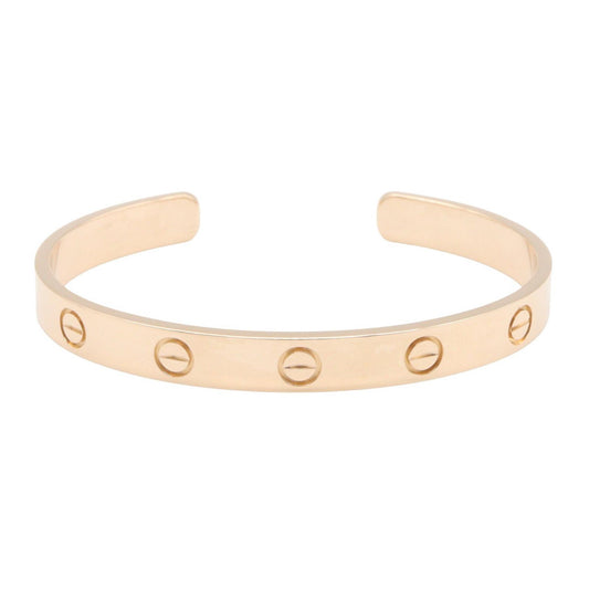 CARTIER Open Love Bracelet K18PG Rose Gold Size 16
