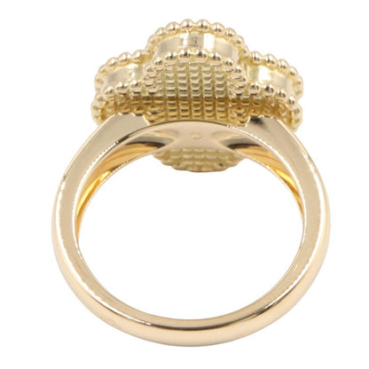 Van Cleef & Arpels Vintage Alhambra Gold Ring Size JP 7.5