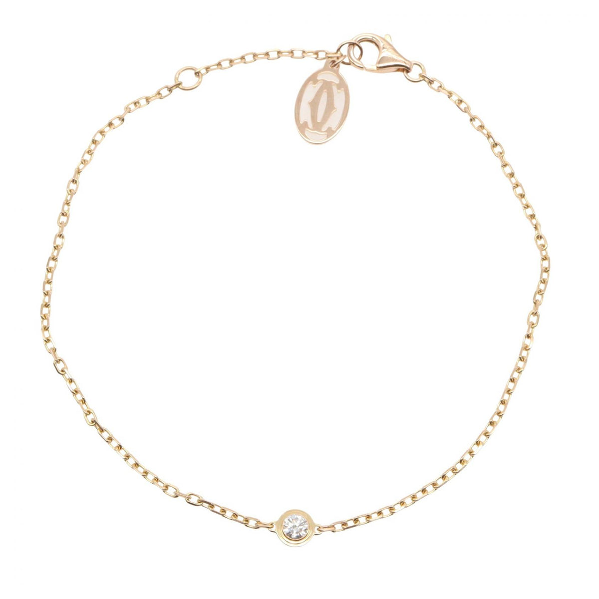 CARTIER Damour Diamond K18PG Bracelet Gold