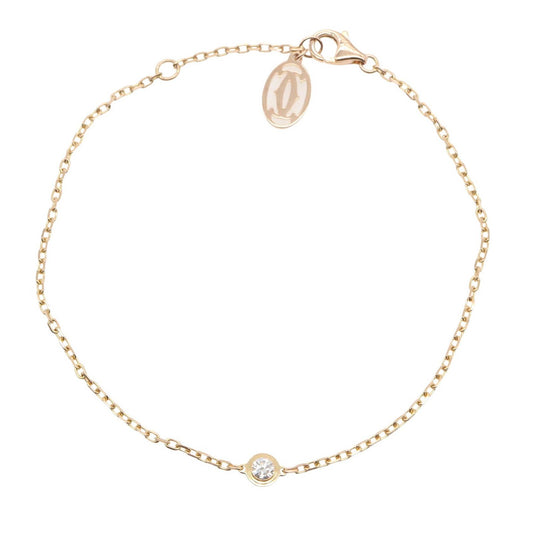 CARTIER Damour Diamond K18PG Bracelet Gold