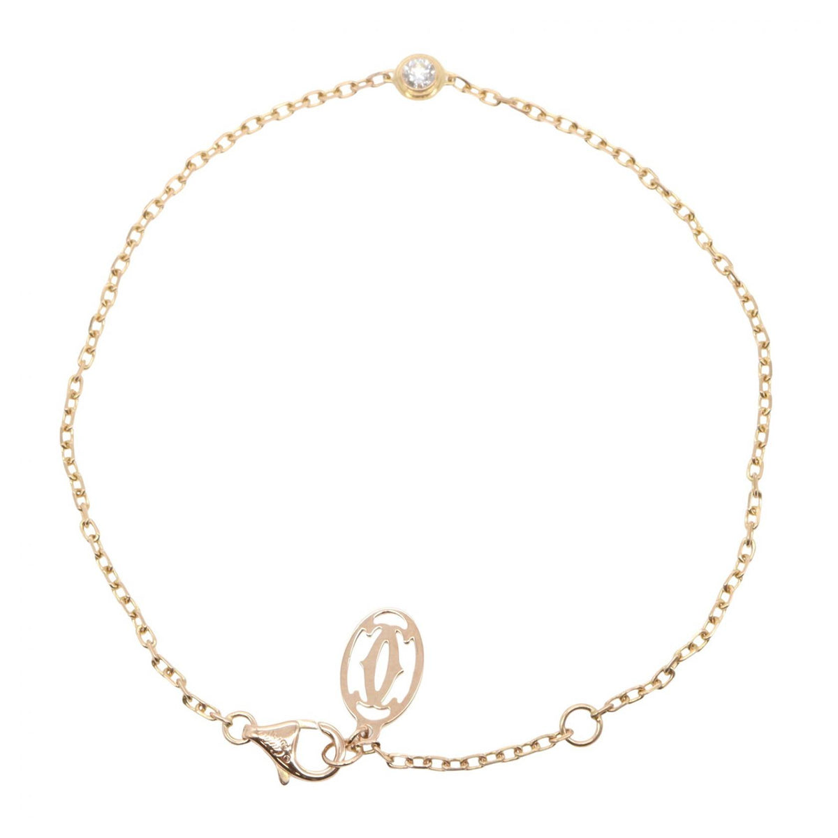 CARTIER Damour Diamond K18PG Bracelet Gold