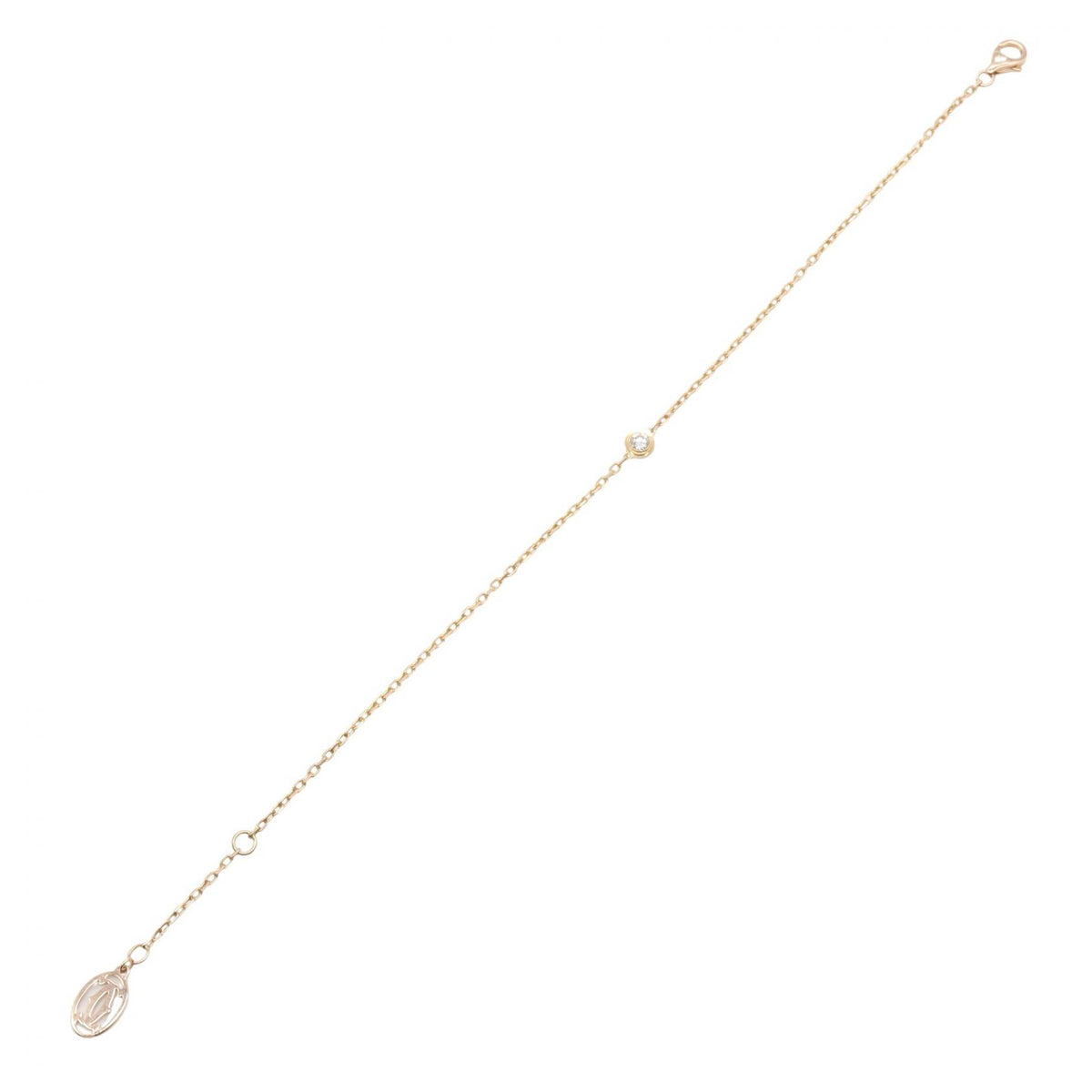 CARTIER Damour Diamond K18PG Bracelet Gold