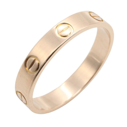 CARTIER Pink Gold Mini Love Ring Size JP 14.5