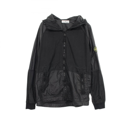 STONE ISLAND Nylon Metal Hooded Zip Jacket Black Size XXL