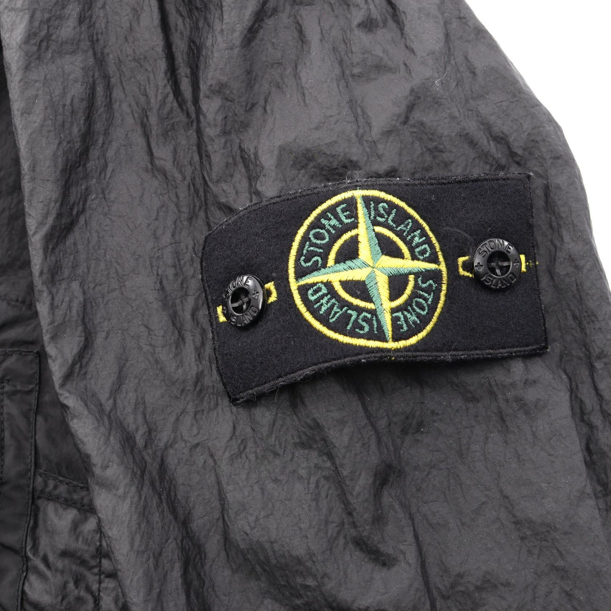 STONE ISLAND Nylon Metal Hooded Zip Jacket Black Size XXL