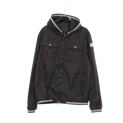 MONCLER JEANCLAUDE Hooded Nylon Jacket Black Size 4