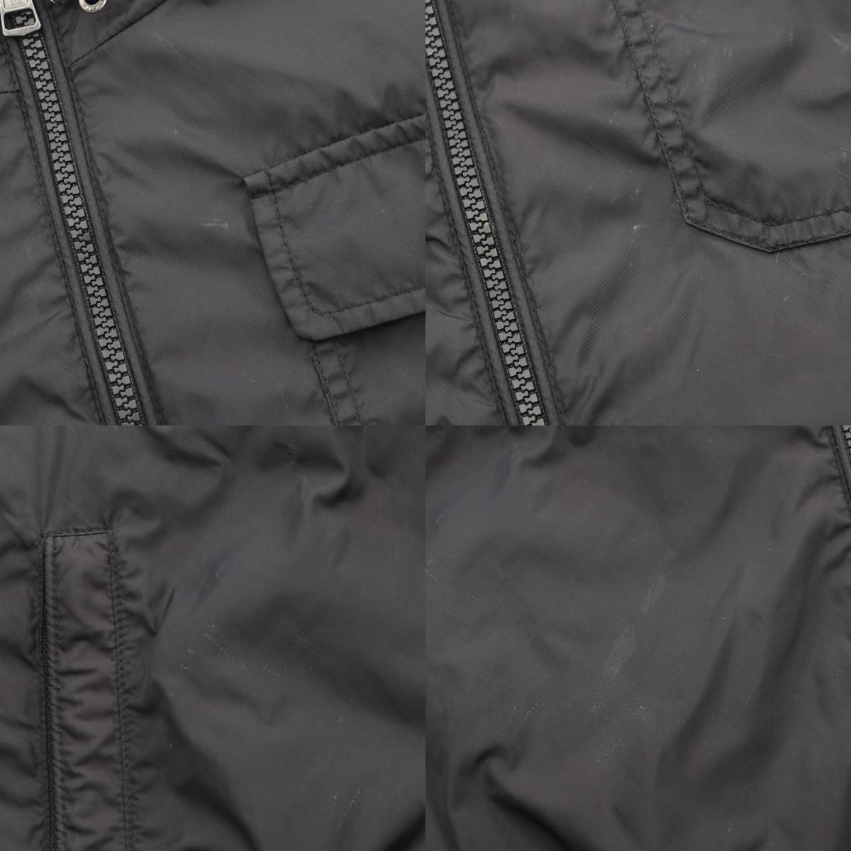 MONCLER JEANCLAUDE Hooded Nylon Jacket Black Size 4