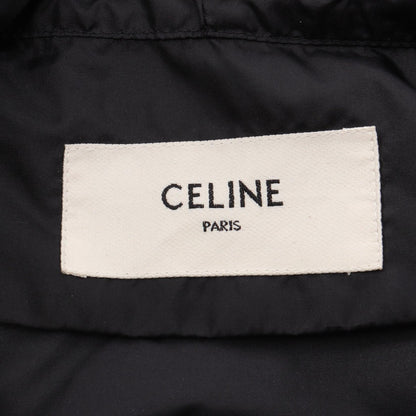 CELINE Logo Hooded Nylon Black Size 46