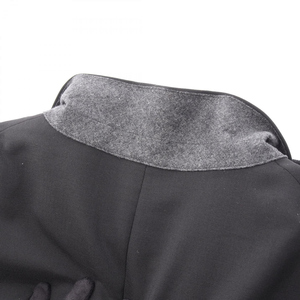 Sacai Suiting MA-1 Wool Poly Bomber Jacket Black Size 2