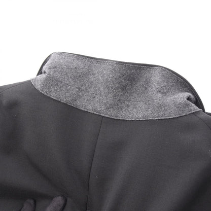 Sacai Suiting MA-1 Wool Poly Bomber Jacket Black Size 2