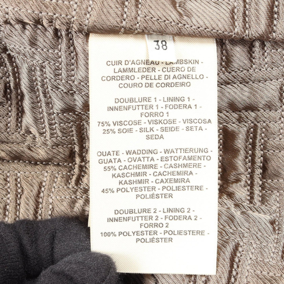 HERMES Perforated Lambskin Leather Jacket Size 38