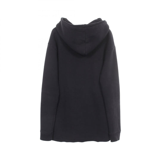CHROME HEARTS Cemetery Cross Cut-Off Hoodie Black Size L