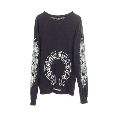 CHROME HEARTS Horseshoe Floral Print Sleeve T-Shirt Size L