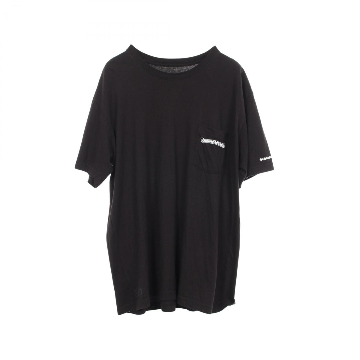 CHROME HEARTS Scroll Label Logo T-Shirt Black Size XXL