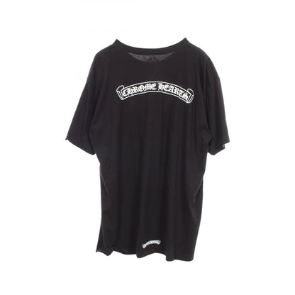 CHROME HEARTS Scroll Label Logo T-Shirt Black Size XXL