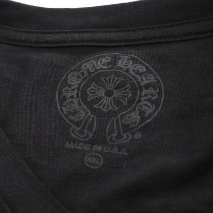 CHROME HEARTS Scroll Label Logo T-Shirt Black Size XXL