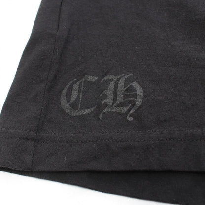 CHROME HEARTS Scroll Label Logo T-Shirt Black Size XXL
